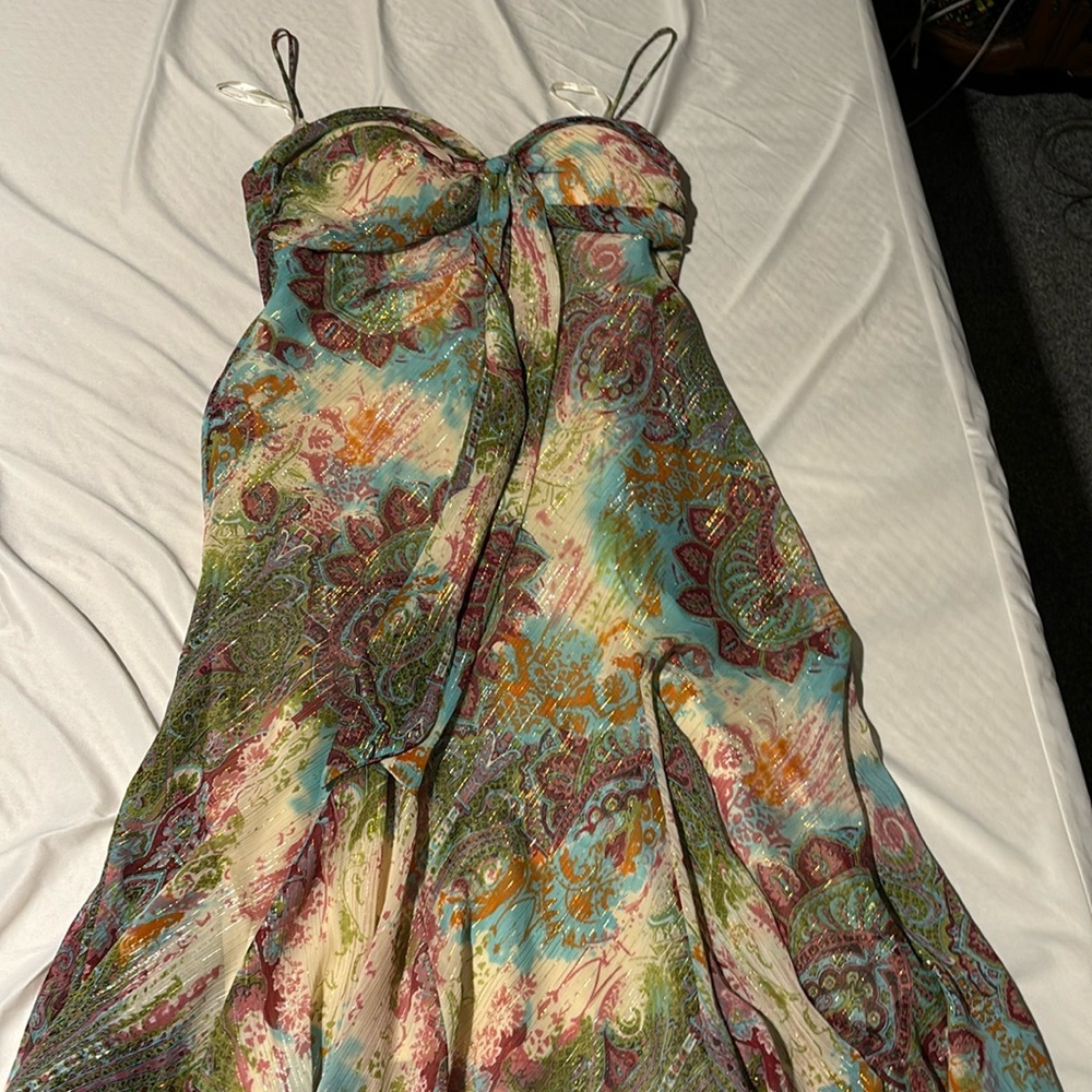 A 2000 dress that has thin straps and is very comfortable.